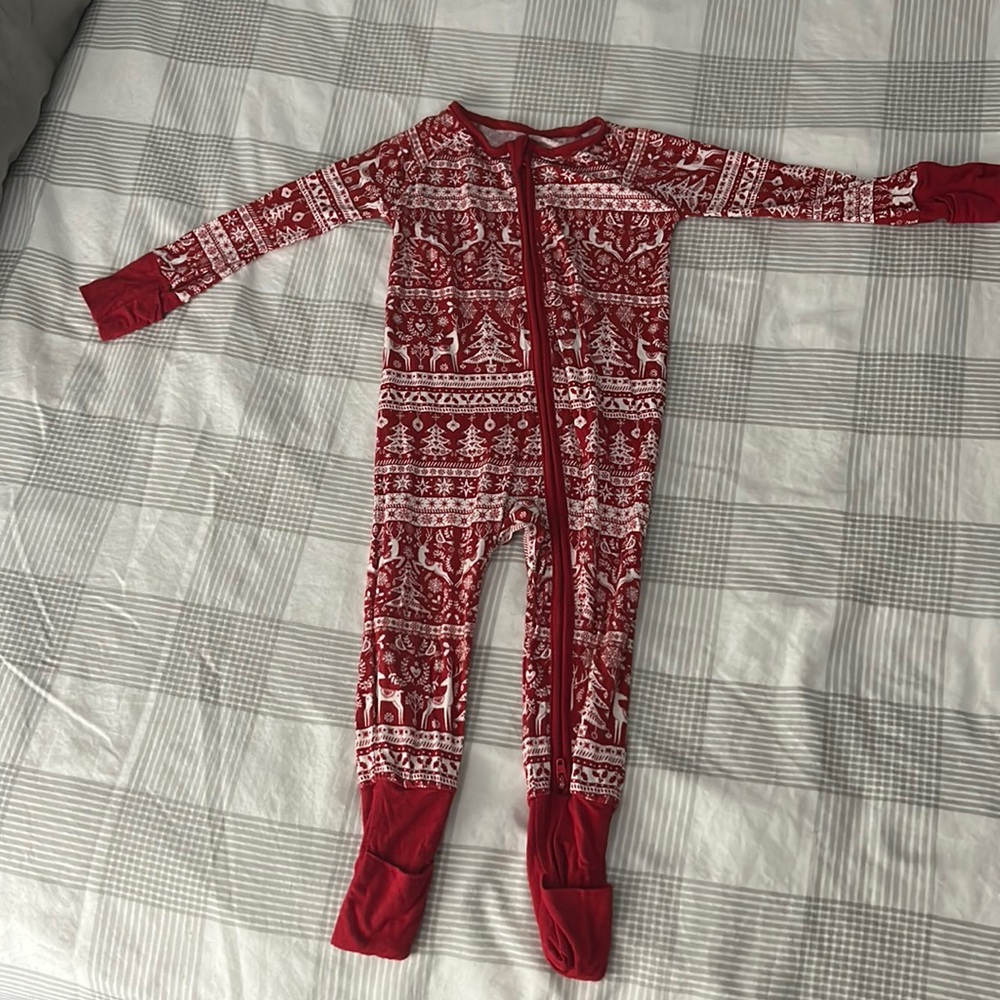 Excellent condition Christmas 6-12 month sleeper